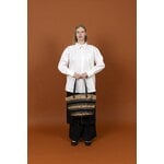 Mifuko Pamba cesta shopper, M, negro - marrón, vista 5