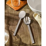 Alessi Santiago salad set, stainless steel, decoration image