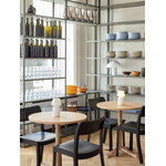 HAY Pastis table, 70 cm,  lacquered oak, decoration image