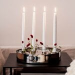 Klong Jubel Advent candleholder/vase, stainless steel, decoration image