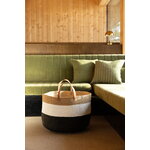 Mifuko Kiondo basket with handles, XXL, duo black, view 4