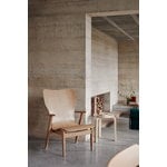 Artek Domus lounge chair, stained honey