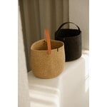 Mifuko Kiondo basket with handle, S, brown, view 3