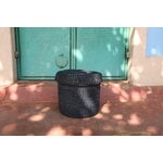 Mifuko Kiondo basket with lid, M, black, view 4