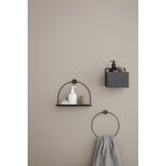 ferm LIVING Fioriera Wall Box, quadrata, nera