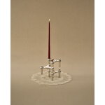 STOFF Copenhagen STOFF Nagel candle holder cuff, 3 pcs, chrome, view 2
