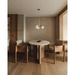 LYFA Memoir 120 III lampadario, ottone, immagine decorativa