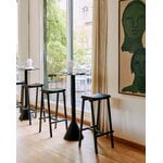 HAY Tabouret de bar Taburete 8, modèle haut, 75 cm, noir - chêne noir