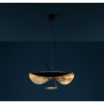 Catellani & Smith Lederam Manta S1 pendant lamp, gold - black, decoration image