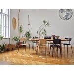 Vitra Moca chair, natural oak - basic dark