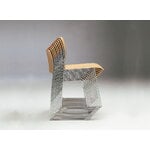 HOWE 40/4 side chair, stackable sled base, chrome - oak veneer, view 17