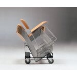 HOWE 40/4 side chair, stackable sled base, chrome - oak veneer, view 10