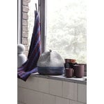 ferm LIVING Hale tea towel, brown - navy blue