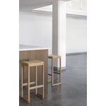 Artek Atelier bar stool, 75 cm, lacquered oak