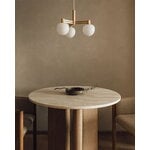 LYFA Memoir 120 III lampadario, ottone, immagine decorativa
