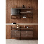 String Furniture String floor panel, 115 x 30 cm, 2-pack, black, decoration image