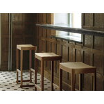 Artek Atelier bar stool, 75 cm, dark red