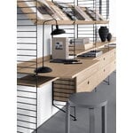 String Furniture String hylly 78 x 20 cm, 3 kpl, tammi, sisustuskuva