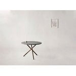 Eberhart Furniture Daphne sohvapöytä, 65 cm, tumma betoni - tumma tammi