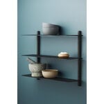 Gejst Nivo shelf A, black ash - black, decoration image