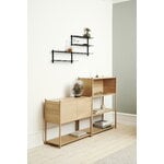 Gejst Nivo shelf B, black ash - black, decoration image