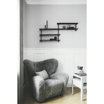 Gejst Nivo shelf B, black ash - black, decoration image