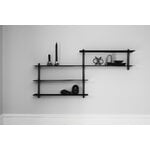 Gejst Nivo shelf B, black ash - black, decoration image