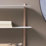 Gejst Nivo shelf E, light oak - white, view 2