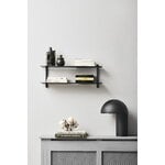 Gejst Nivo shelf F, black ash - black, decoration image