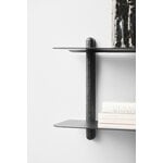 Gejst Nivo shelf F, black ash - black, decoration image