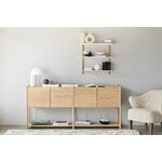 Gejst Sceene bookcase H, light oak, decoration image