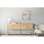 Gejst Sceene bookcase H, light oak, decoration image