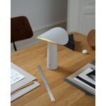 Gejst Lium portable table lamp, warm grey, view 4