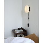 Gejst Opa wall / ceiling lamp, opal glass - black, decoration image
