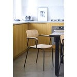 FDB Møbler J183 Holmen chair with armrests, oak veneer, decoration image