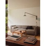 FDB Møbler U17 Hasle wall lamp, long, olive green, decoration image