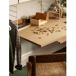 String Furniture String work desk, 58 x 58 cm, oak, decoration image