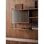 String Furniture String shelf 78 x 20 cm, 3-pack, walnut, decoration image