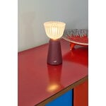 Fermob Swiing portable table lamp, 20 cm, black cherry, decoration image