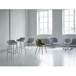 Normann Copenhagen Hyg chair, swivel, aluminium - Main Line Flax 20