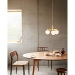 LYFA Memoir 120 III lampadario, ottone, immagine decorativa