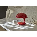 Martinelli Luce Cobra table lamp, 50 years, red