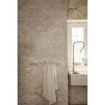 ferm LIVING Curvature towel hanger, brass