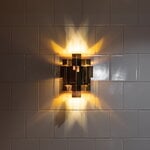 Örsjö Skyline wall lamp, hardwired, brass