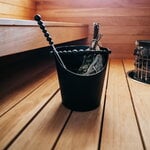 Aarikka Nuppu sauna bucket, black, decoration image