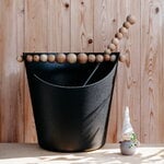 Aarikka Nuppu sauna bucket, black - pine, decoration image