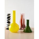 Kosta Boda Lab Measuring Flask vase, 185 mm, green, decoration image