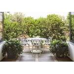 Kartell Multiplo tavolo rotondo, 118 cm, bianco - finitura in marmo bianco, immagine decorativa