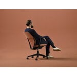 Vitra ACX Mesh Arbeitsstuhl, Tiefschwarz - Terracotta