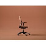 Vitra Chaise de bureau ACX Mesh, noir profond - terracotta